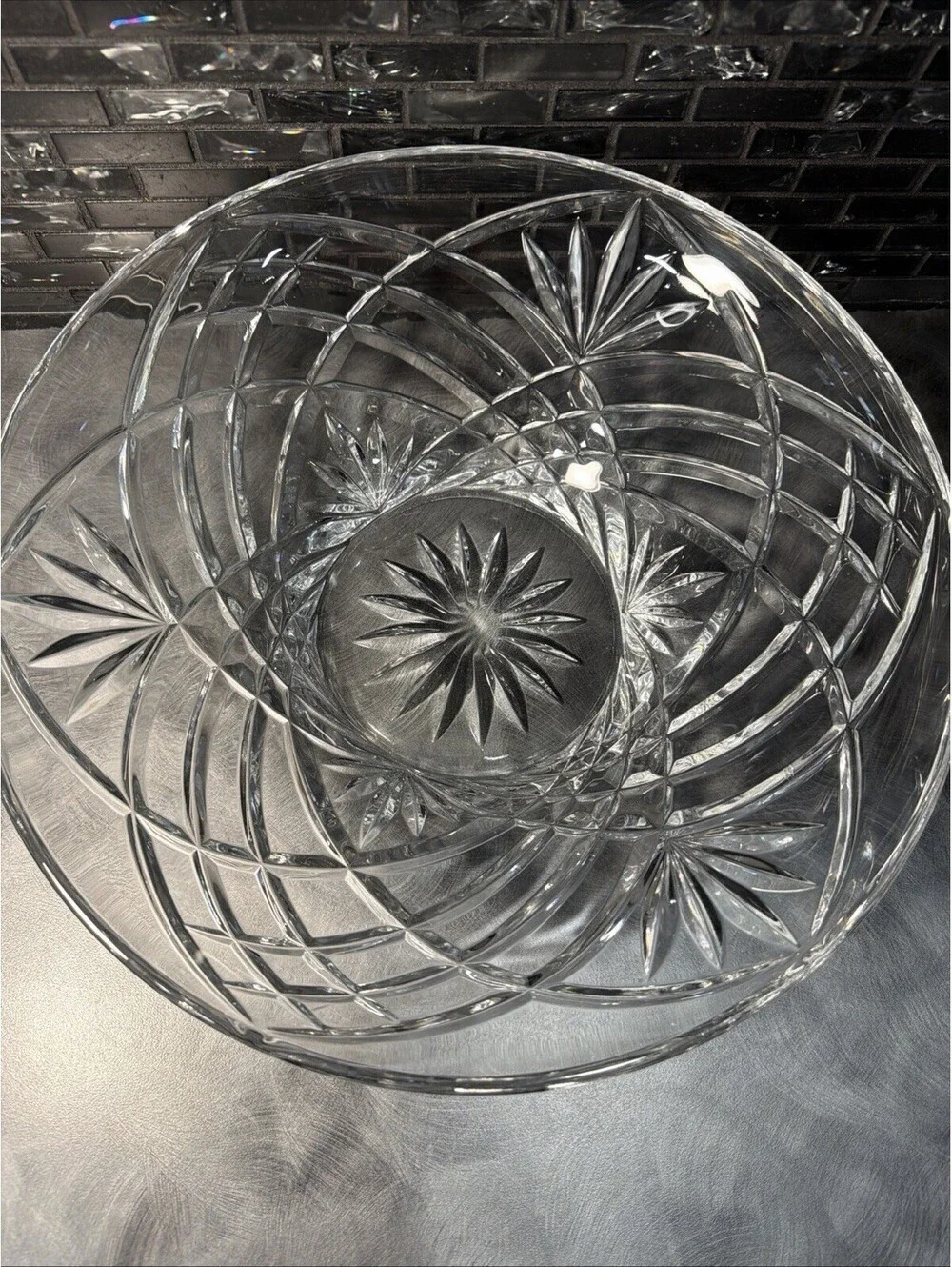 WATERFORD Marquis MAXIMILLION CENTERPIECE BOWL, Cut Lead Crystal, 12